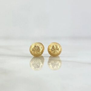 18K Ball Earrings