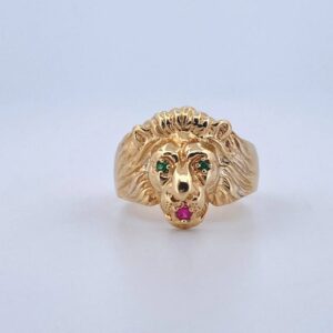 18K Lion Ring
